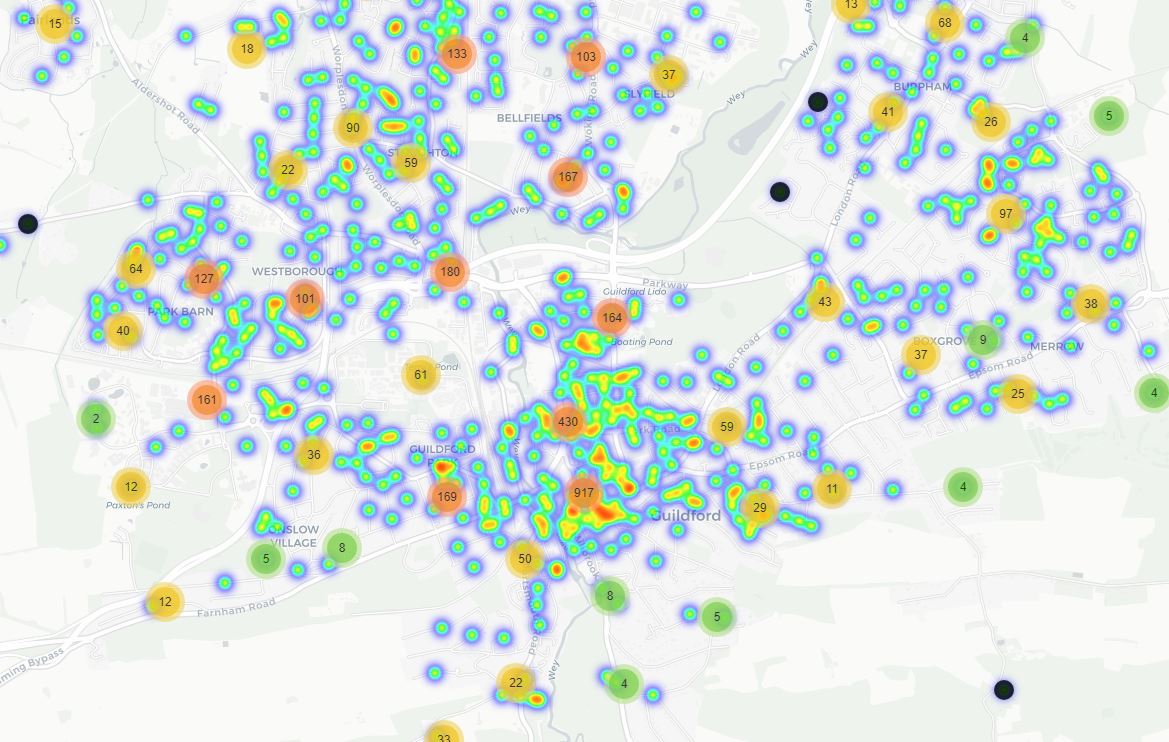 Surrey Crime Map